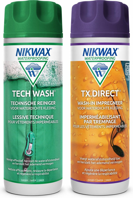 Nikwax Duo Pack Tech-Wash/TX Direct