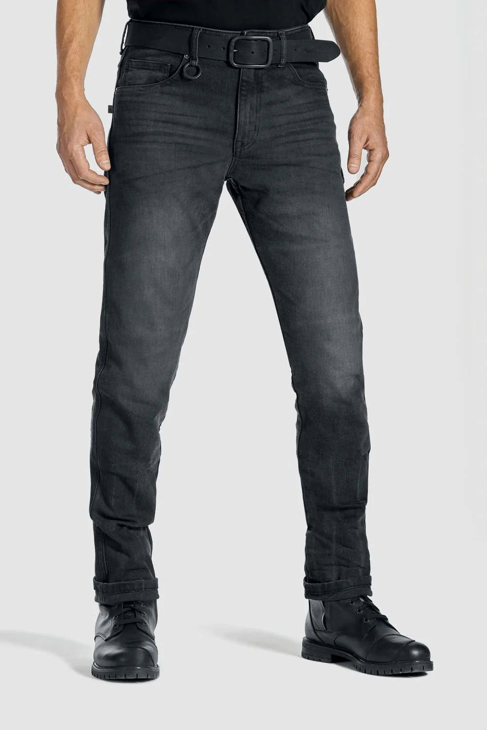 Pando Robyy Slim Black – Motorcycle Jeans Men’s Slim-Fit Cordura®